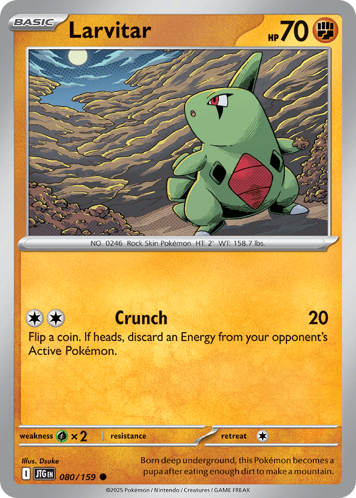 Larvitar, kortbilde fra pokemontcg.io