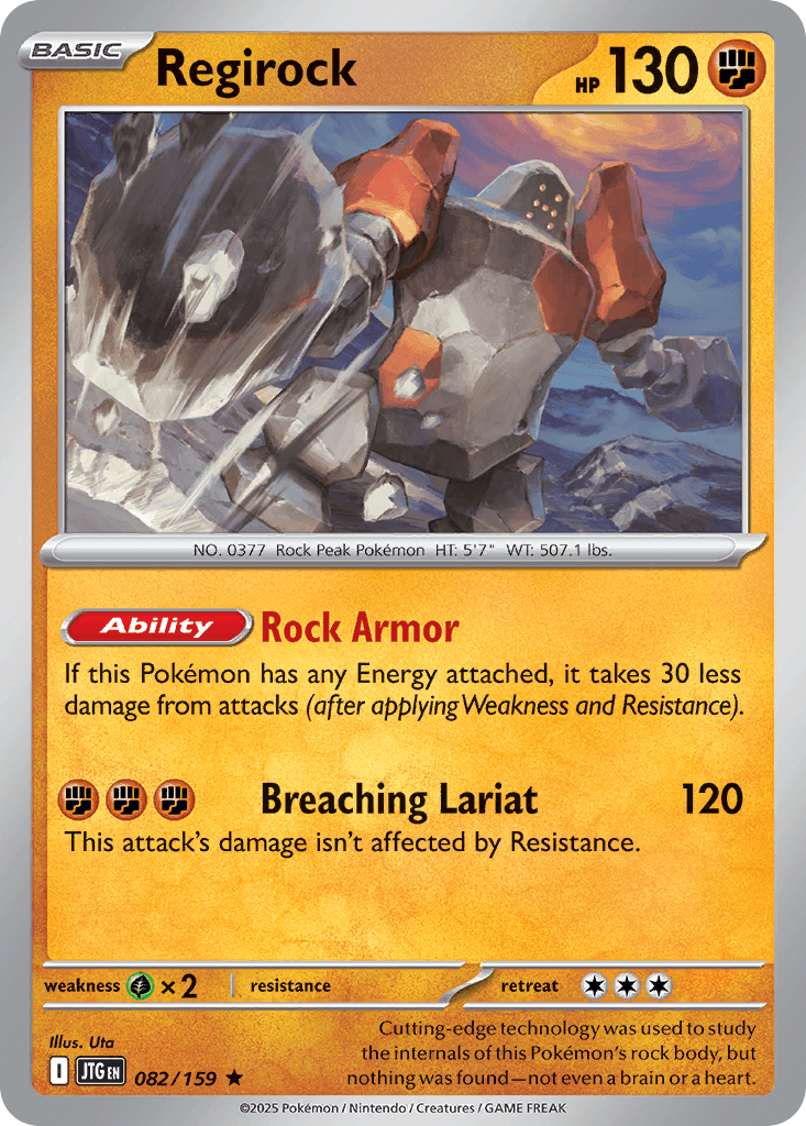 Regirock, kortbilde fra pokemontcg.io