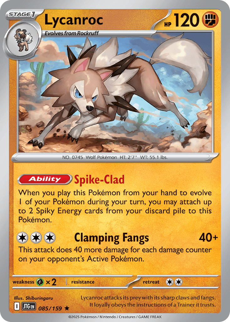 Lycanroc, kortbilde fra pokemontcg.io