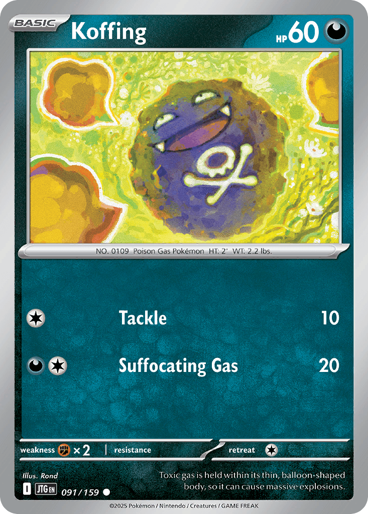 Koffing, kortbilde fra pokemontcg.io