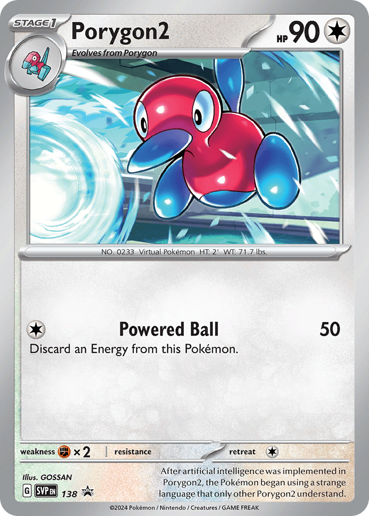 Porygon2, kortbilde fra pokemontcg.io