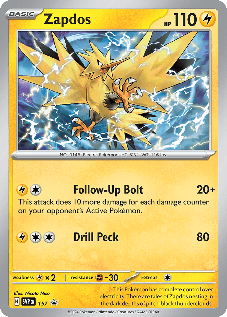 Zapdos, kortbilde fra pokemontcg.io