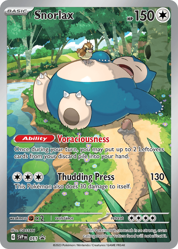 Snorlax, kortbilde fra pokemontcg.io