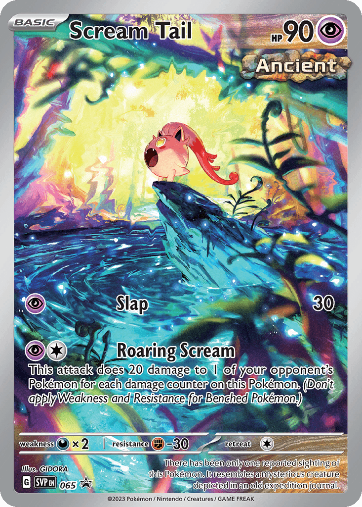 Scream Tail, kortbilde fra pokemontcg.io