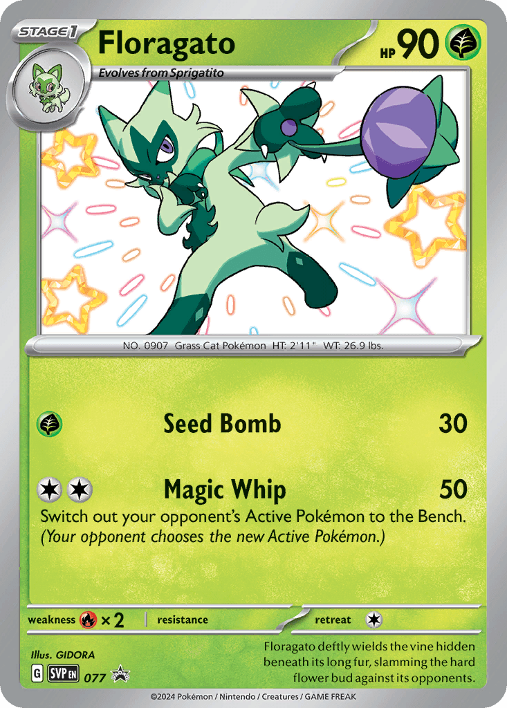 Floragato, kortbilde fra pokemontcg.io