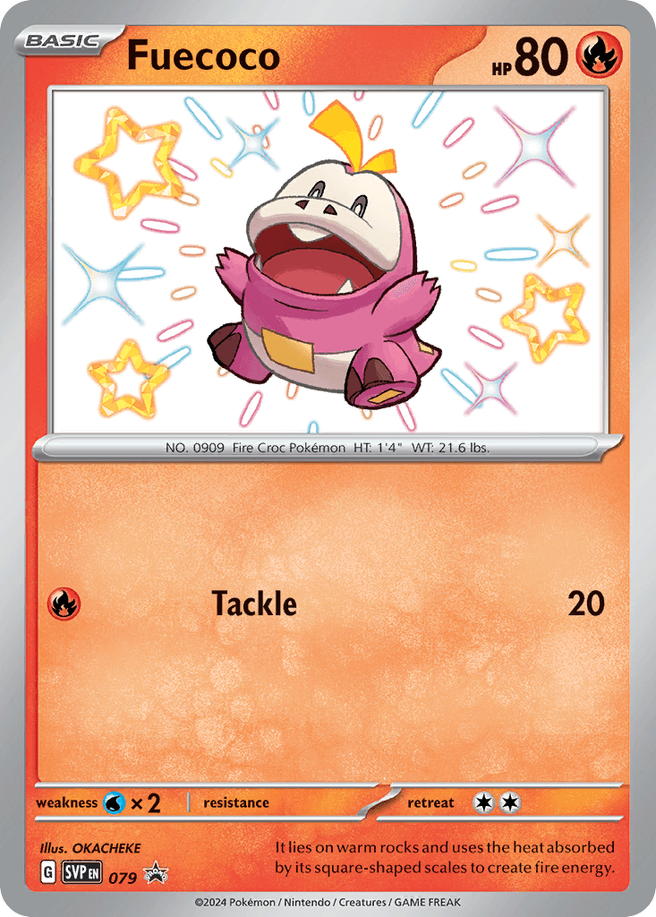 Fuecoco, kortbilde fra pokemontcg.io