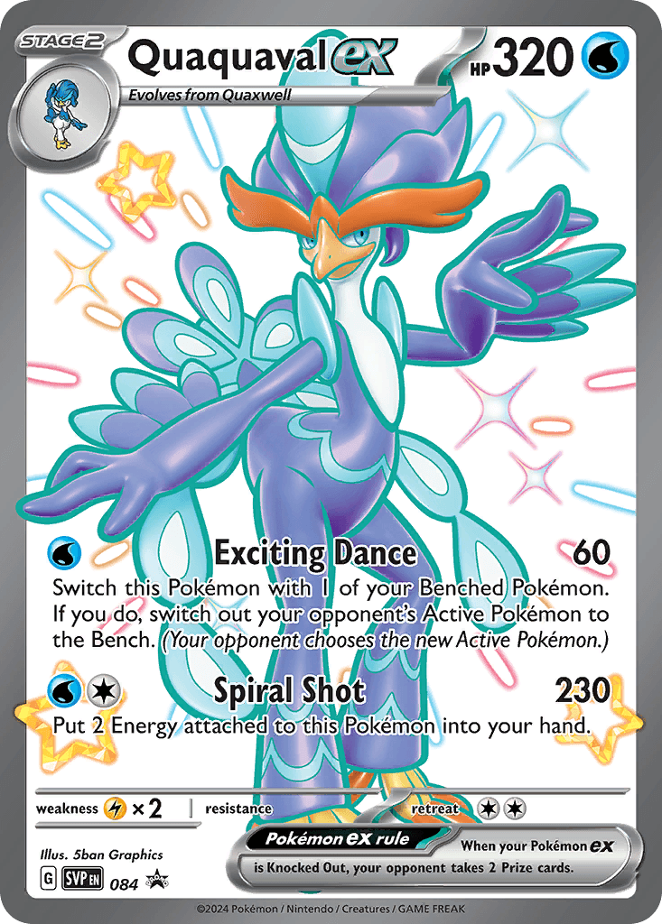 Quaquaval ex, kortbilde fra pokemontcg.io