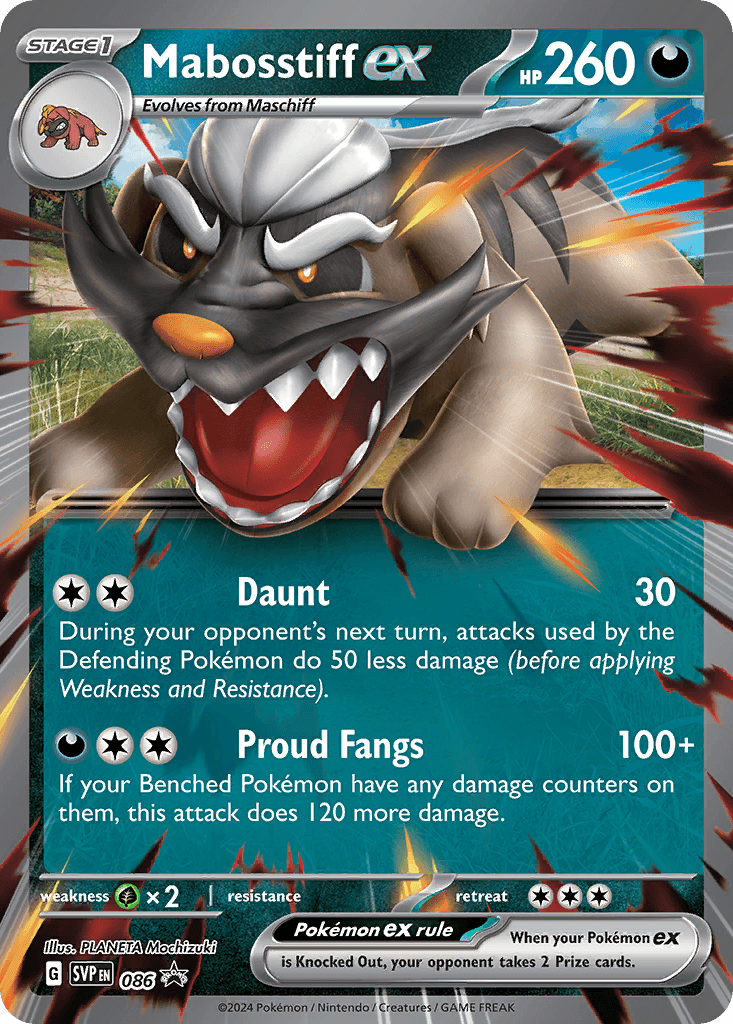 Mabosstiff ex, kortbilde fra pokemontcg.io