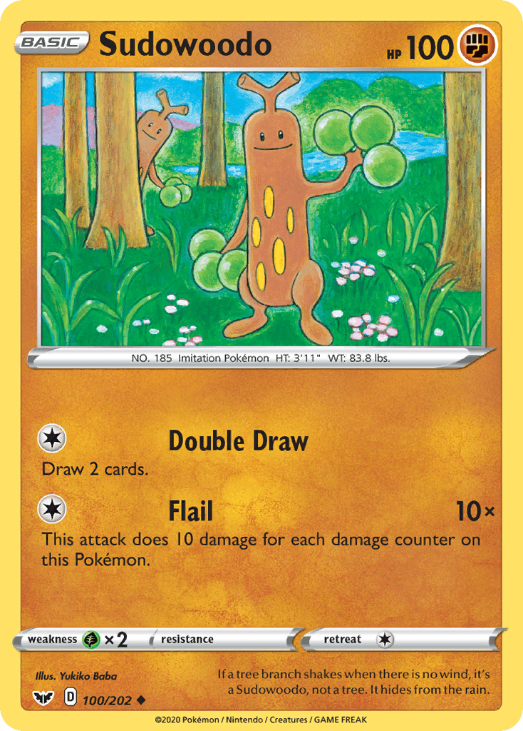Sudowoodo, kortbilde fra pokemontcg.io