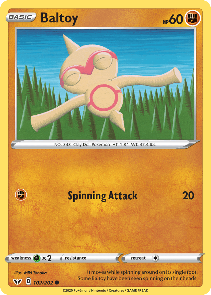 Baltoy, kortbilde fra pokemontcg.io