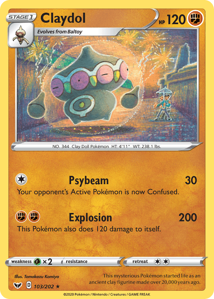Claydol, kortbilde fra pokemontcg.io