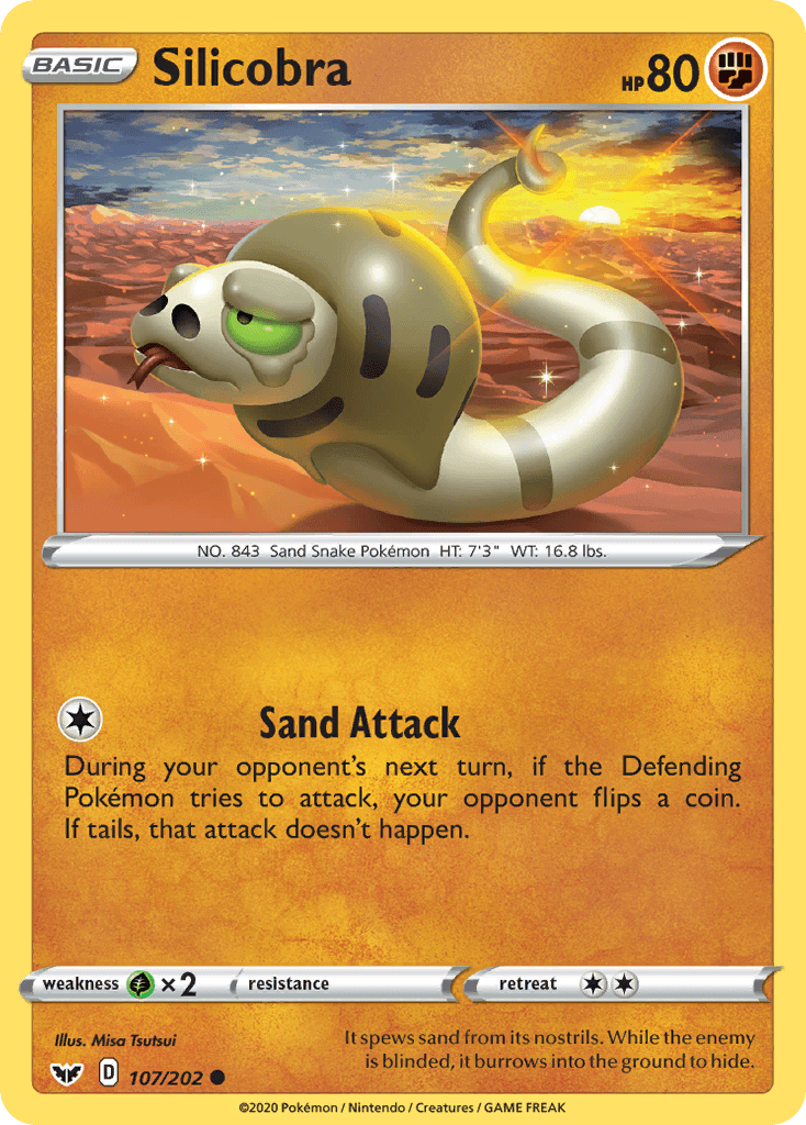 Silicobra, kortbilde fra pokemontcg.io
