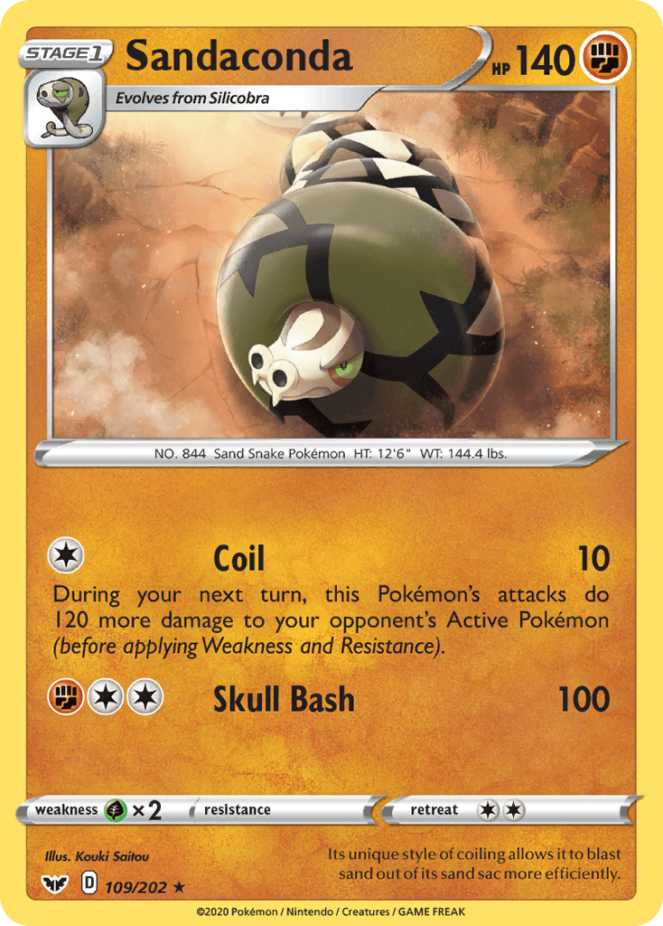 Sandaconda, kortbilde fra pokemontcg.io