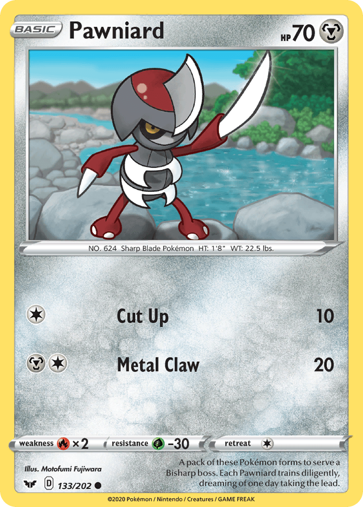 Pawniard, kortbilde fra pokemontcg.io