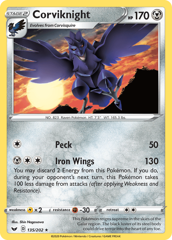 Corviknight, kortbilde fra pokemontcg.io