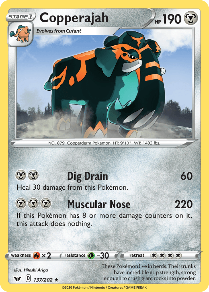 Copperajah, kortbilde fra pokemontcg.io