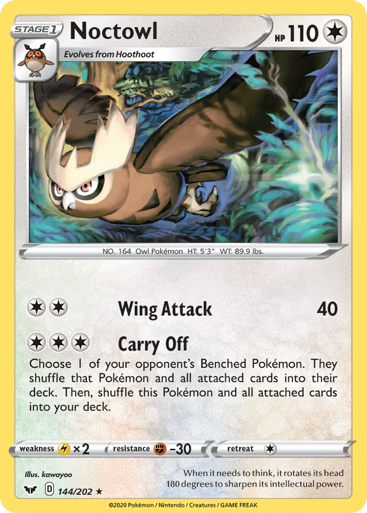 Noctowl, kortbilde fra pokemontcg.io