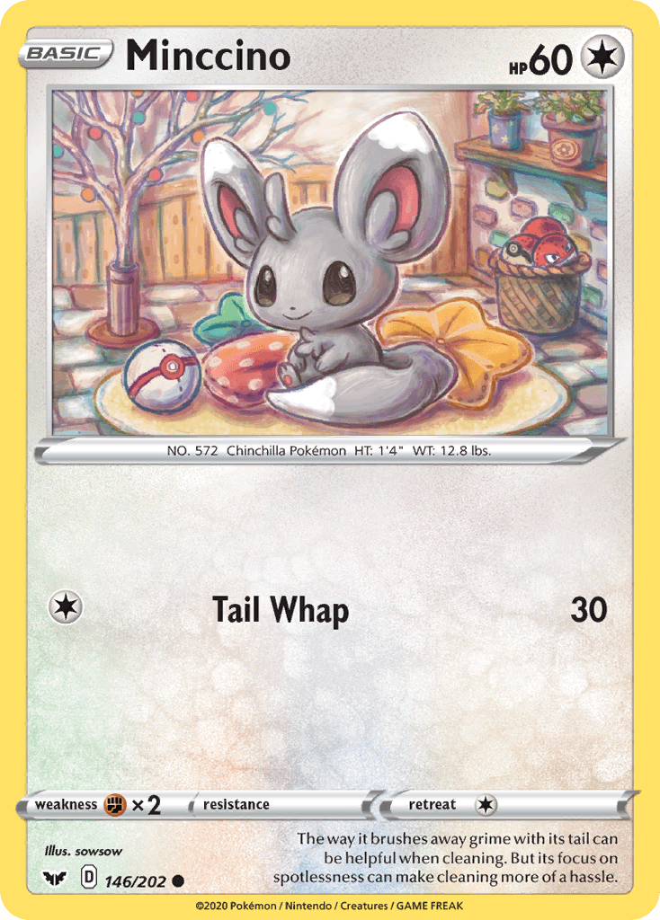 Minccino, kortbilde fra pokemontcg.io