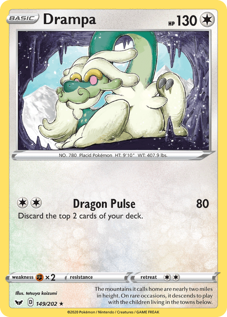 Drampa, kortbilde fra pokemontcg.io