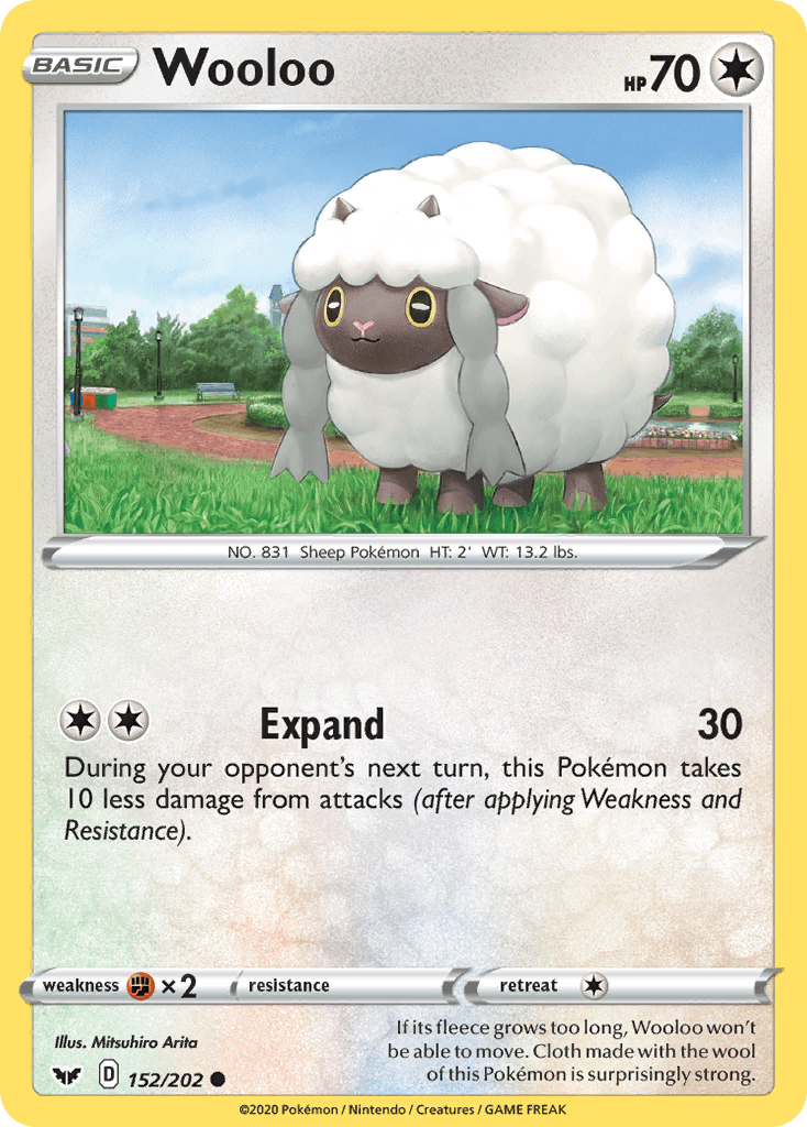 Wooloo, kortbilde fra pokemontcg.io