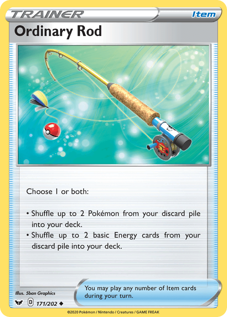 Ordinary Rod, kortbilde fra pokemontcg.io