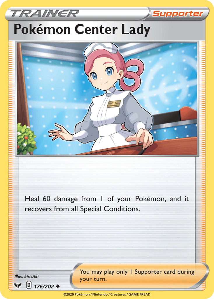 Pokémon Center Lady, kortbilde fra pokemontcg.io