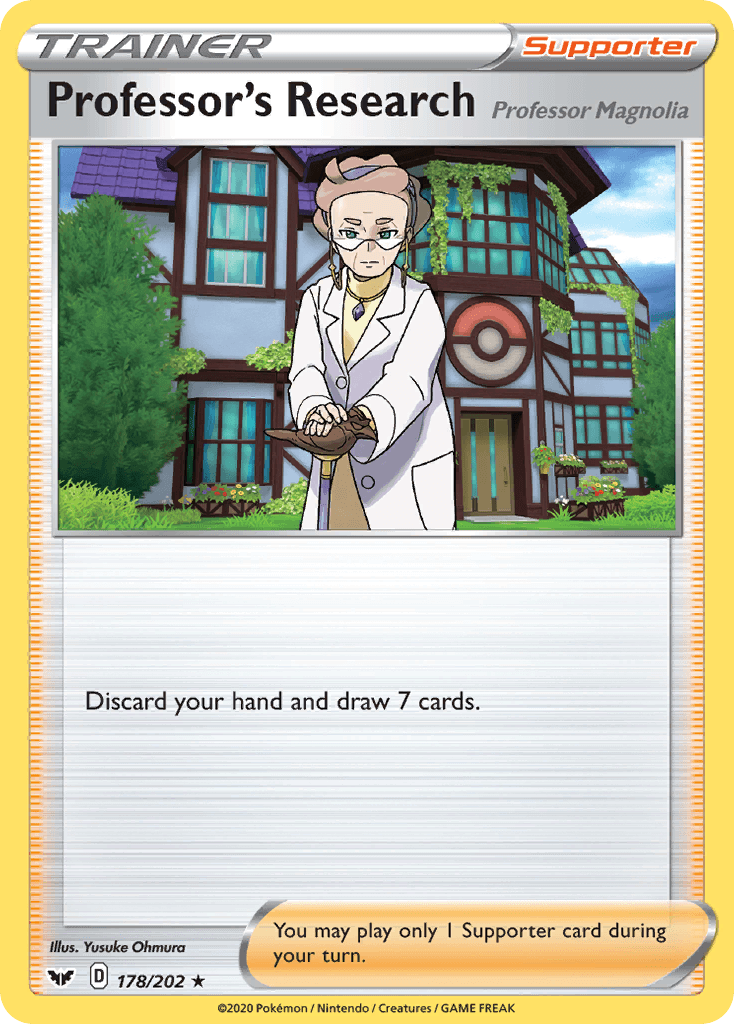 Professor's Research (Professor Magnolia), kortbilde fra pokemontcg.io