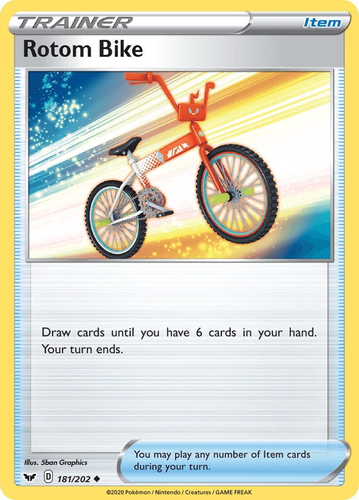 Rotom Bike, kortbilde fra pokemontcg.io