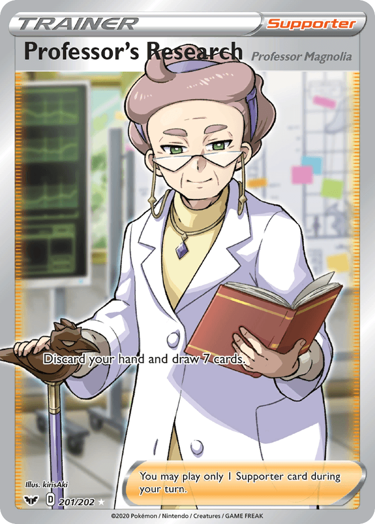 Professor's Research (Professor Magnolia), kortbilde fra pokemontcg.io