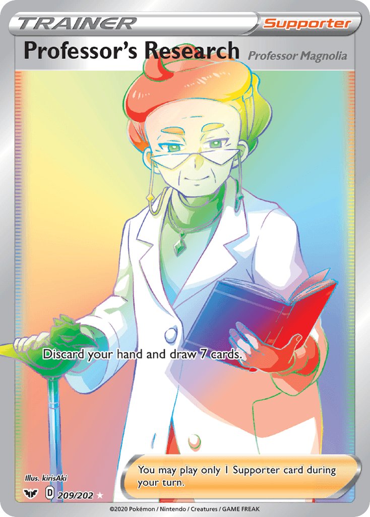 Professor's Research (Professor Magnolia), kortbilde fra pokemontcg.io