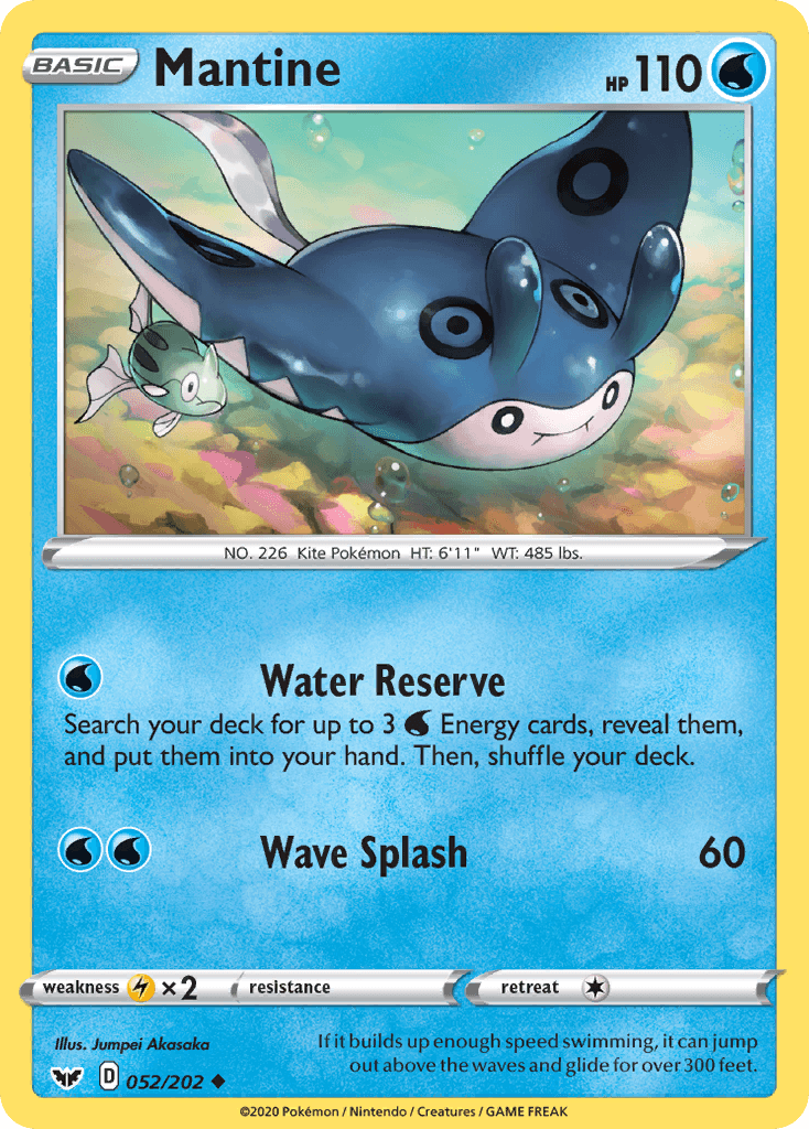 Mantine, kortbilde fra pokemontcg.io