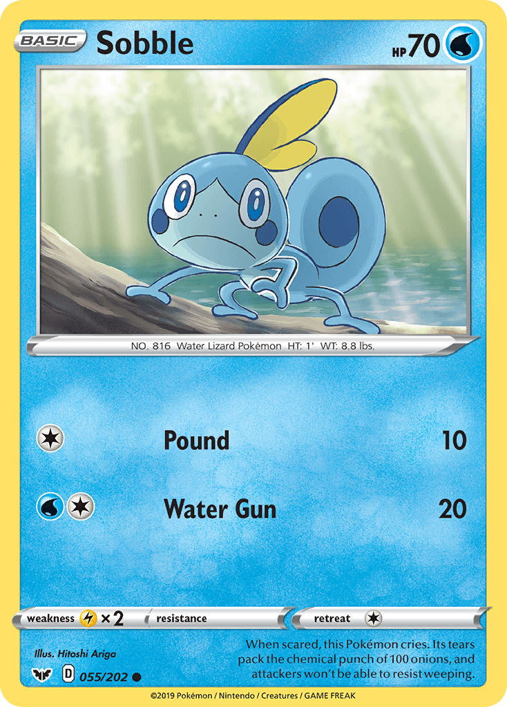 Sobble, kortbilde fra pokemontcg.io