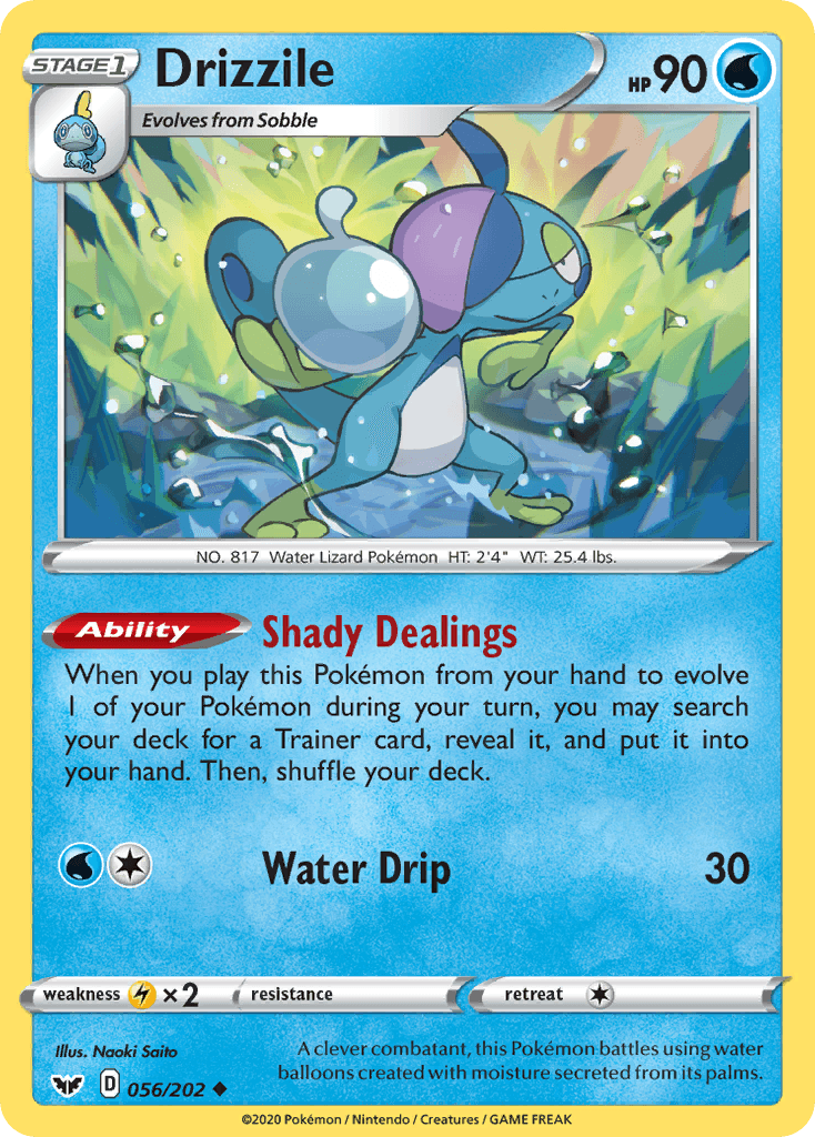Drizzile, kortbilde fra pokemontcg.io