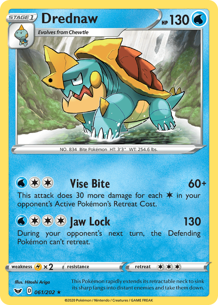Drednaw, kortbilde fra pokemontcg.io
