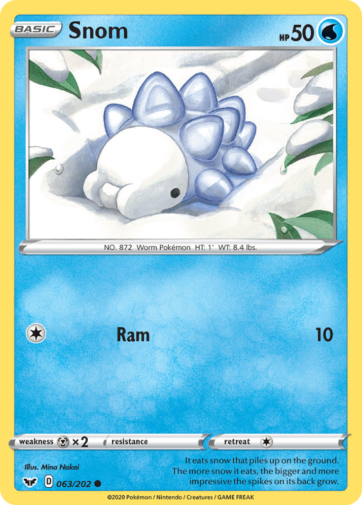 Snom, kortbilde fra pokemontcg.io