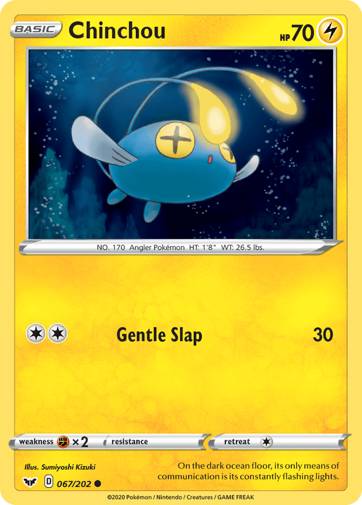 Chinchou, kortbilde fra pokemontcg.io