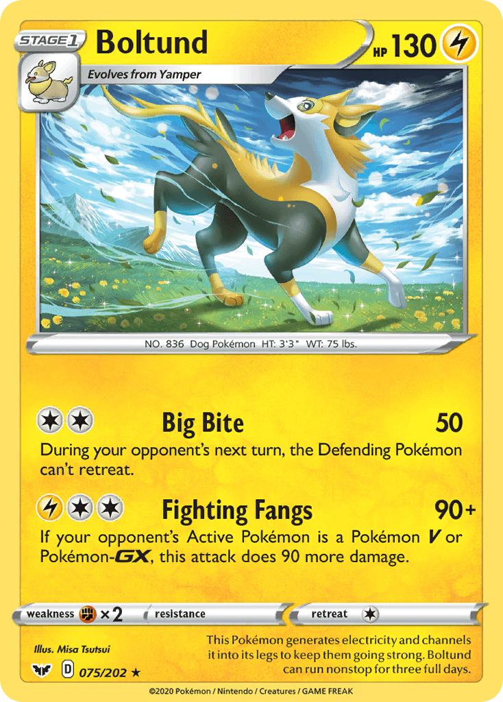 Boltund, kortbilde fra pokemontcg.io