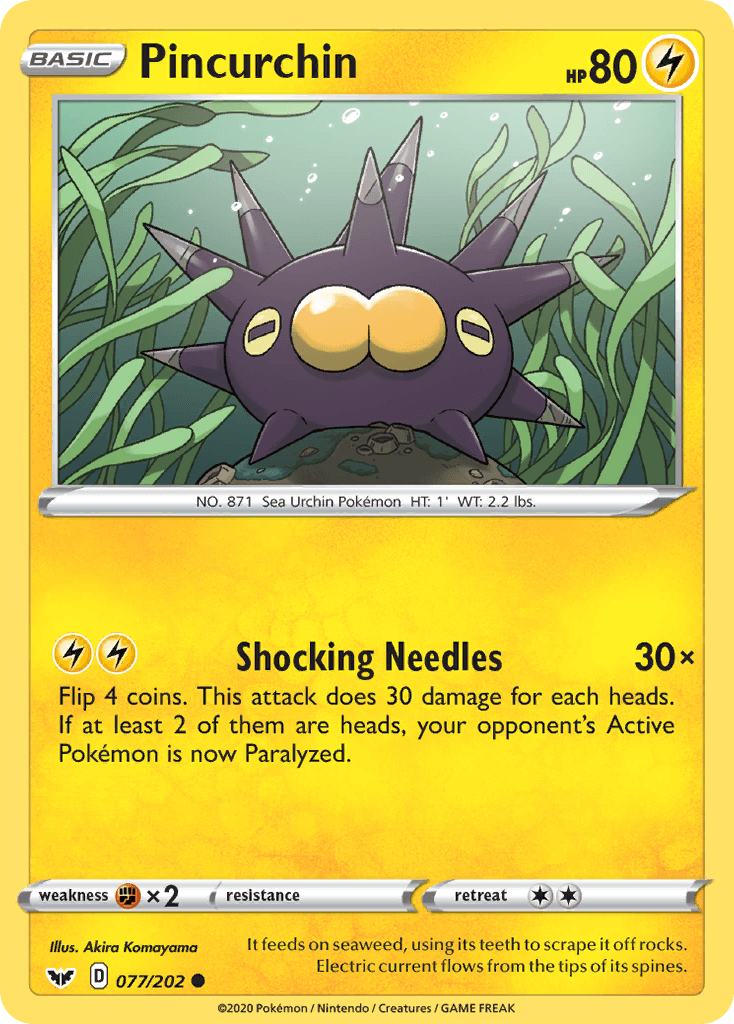 Pincurchin, kortbilde fra pokemontcg.io