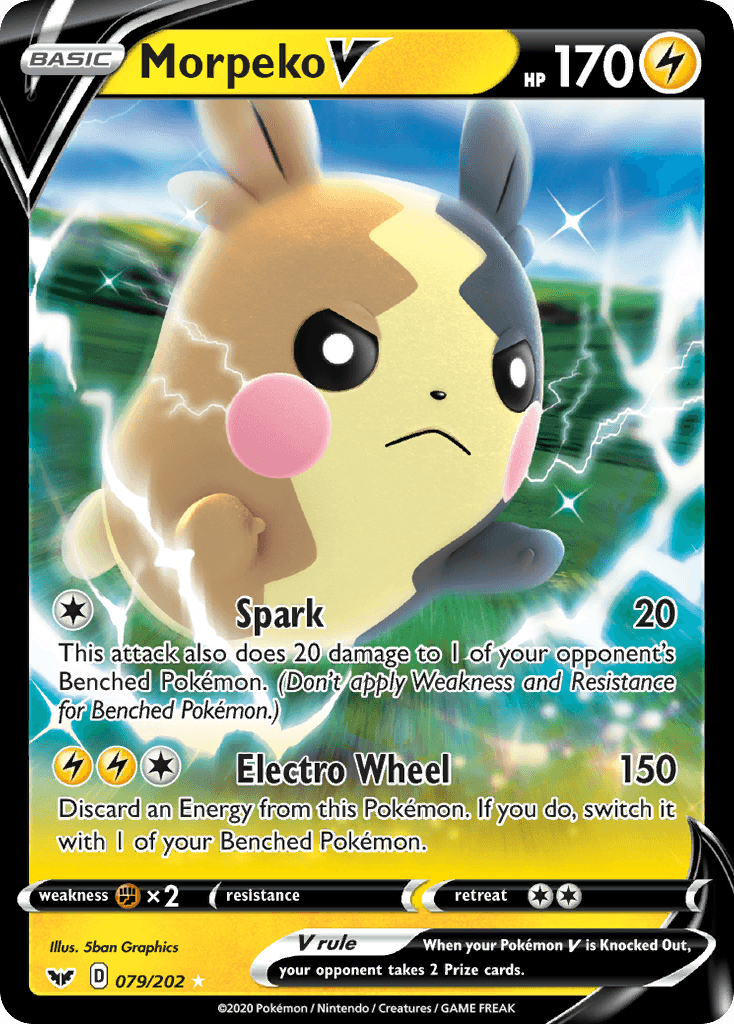 Morpeko V, kortbilde fra pokemontcg.io