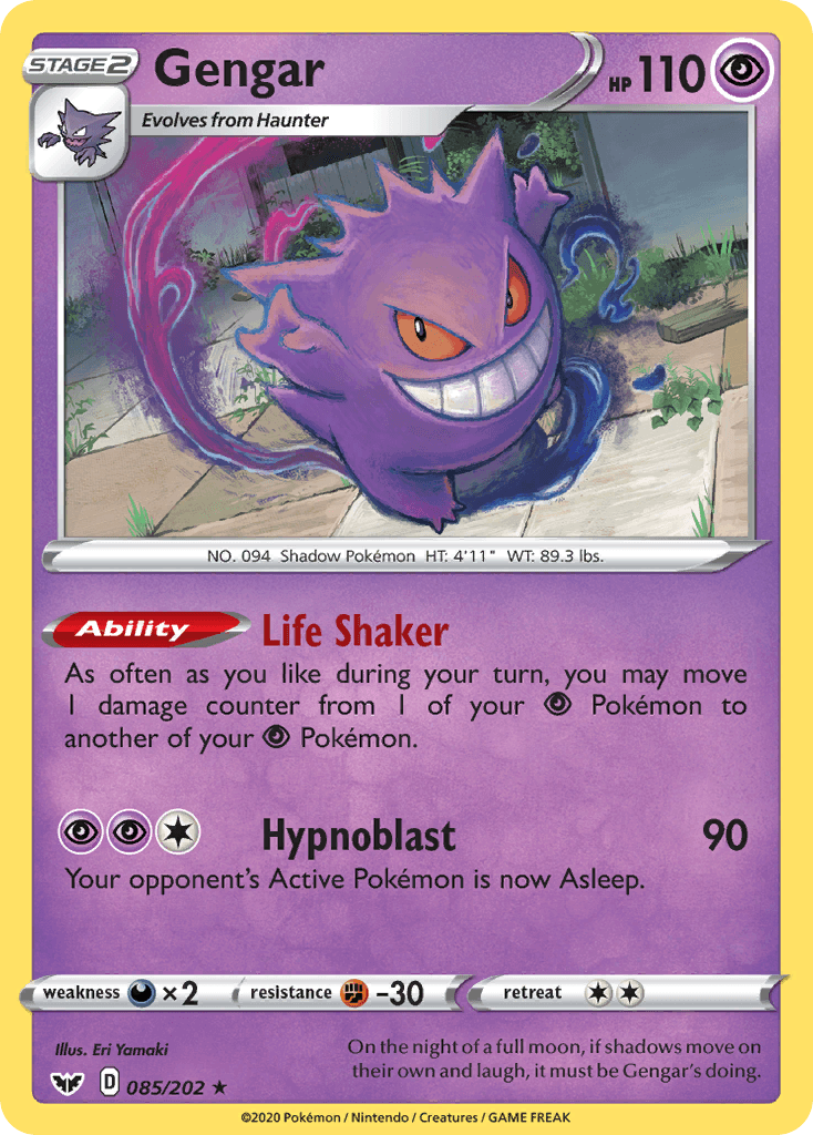 Gengar, kortbilde fra pokemontcg.io
