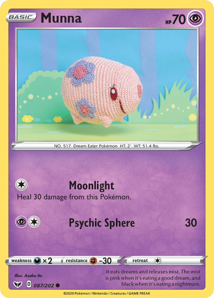 Munna, kortbilde fra pokemontcg.io