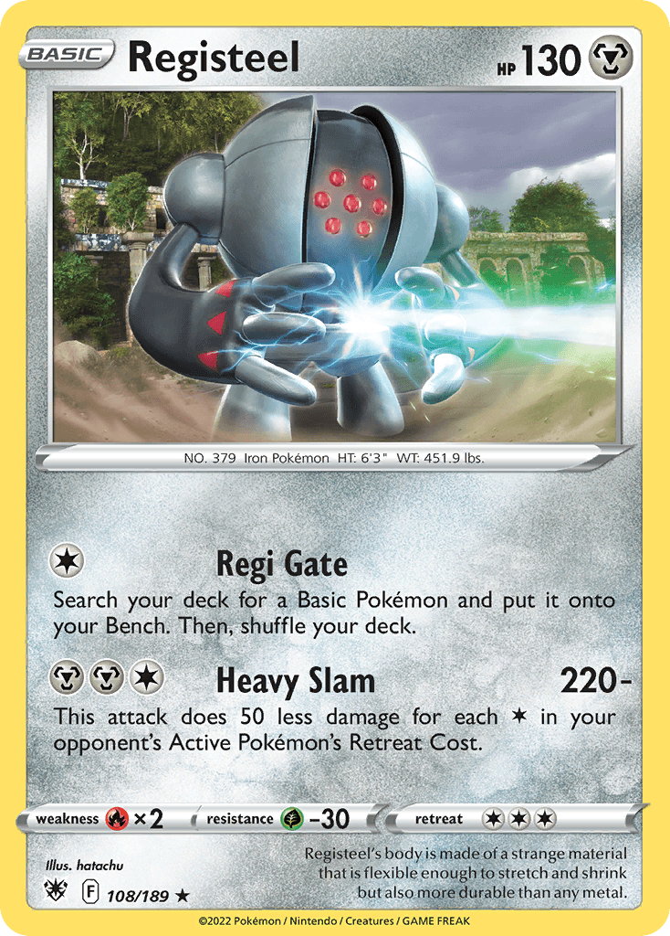 Registeel, kortbilde fra pokemontcg.io