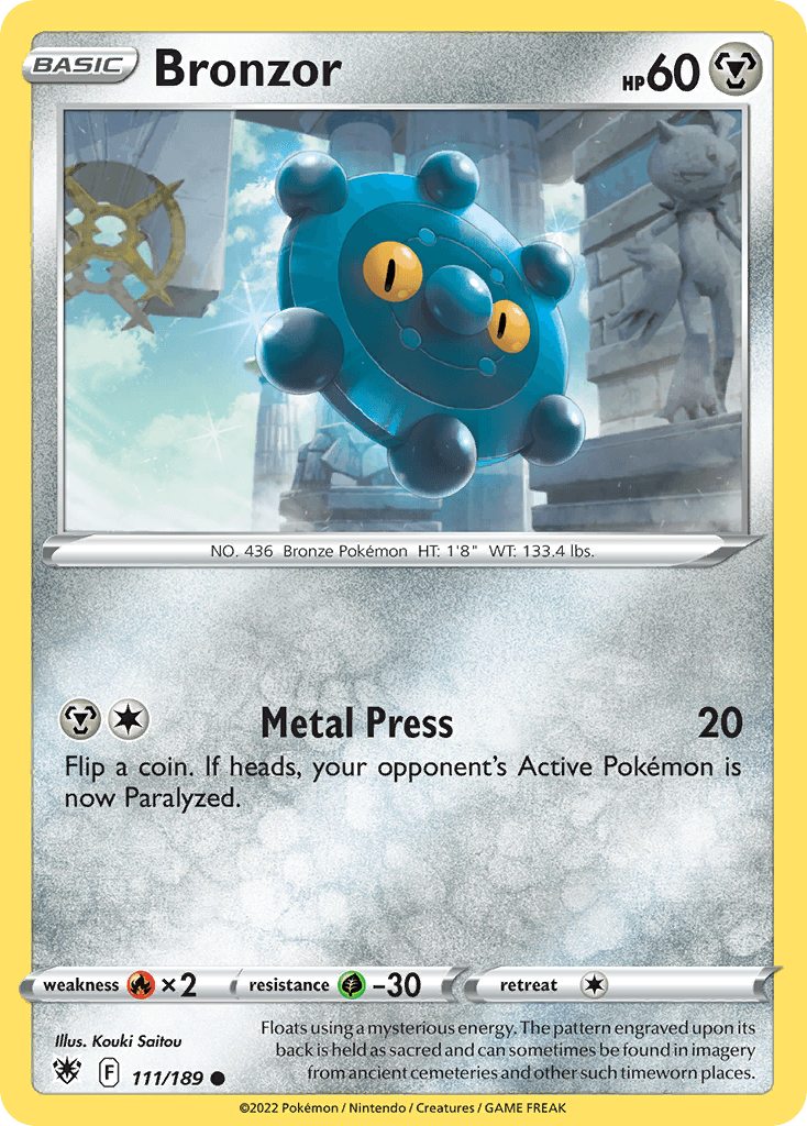 Bronzor, kortbilde fra pokemontcg.io