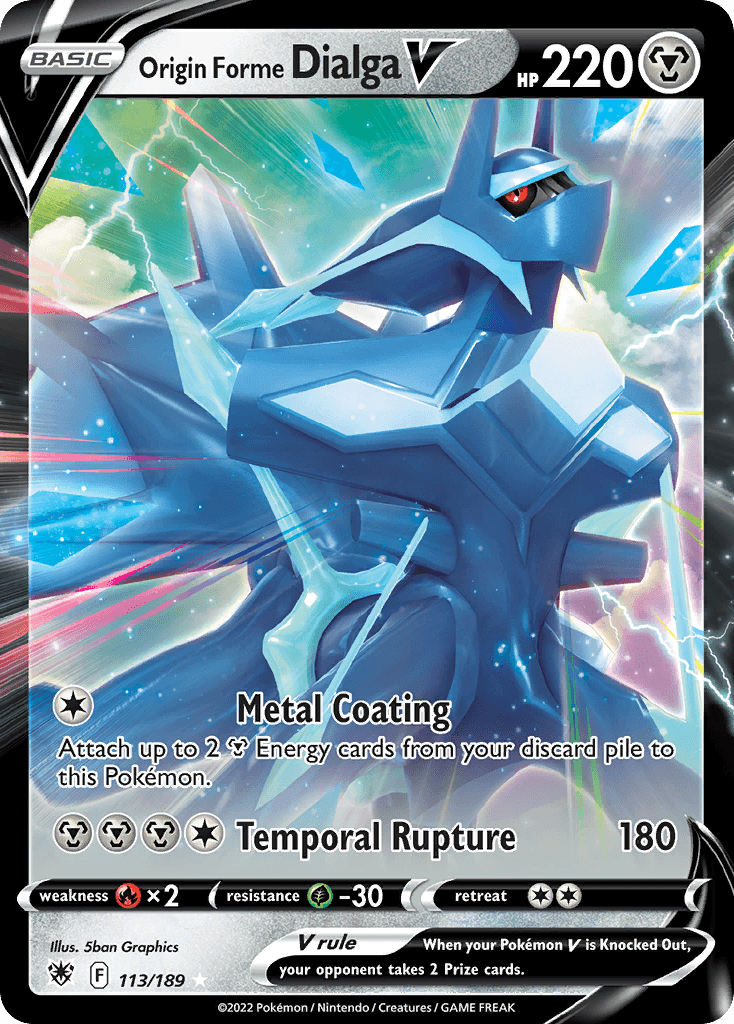 Origin Forme Dialga V, kortbilde fra pokemontcg.io