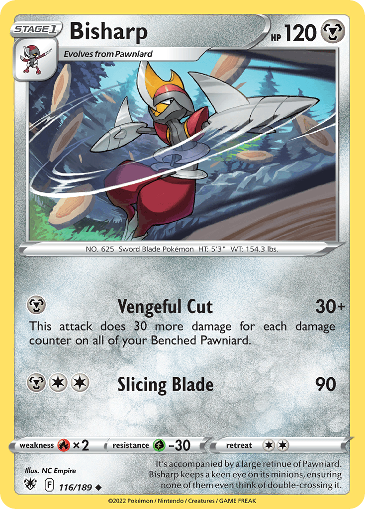 Bisharp, kortbilde fra pokemontcg.io