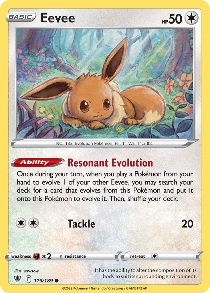 Eevee, kortbilde fra pokemontcg.io