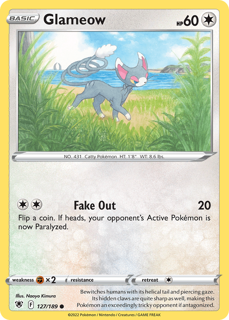 Glameow, kortbilde fra pokemontcg.io