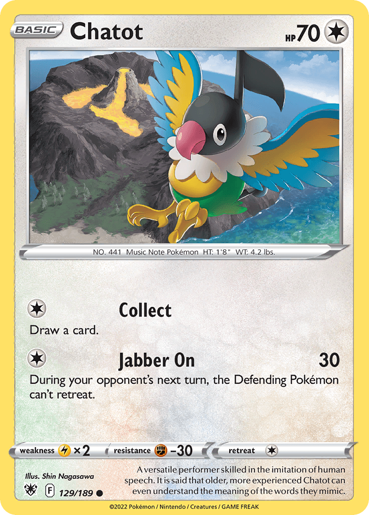 Chatot, kortbilde fra pokemontcg.io