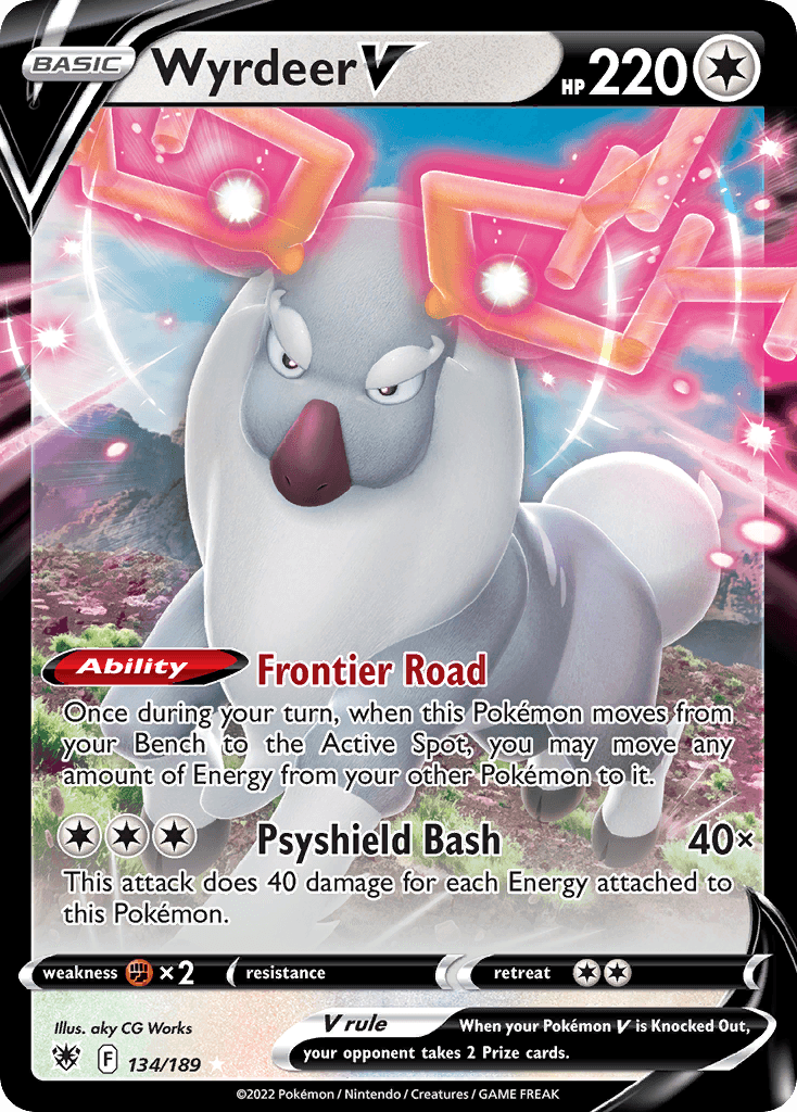Wyrdeer V, kortbilde fra pokemontcg.io