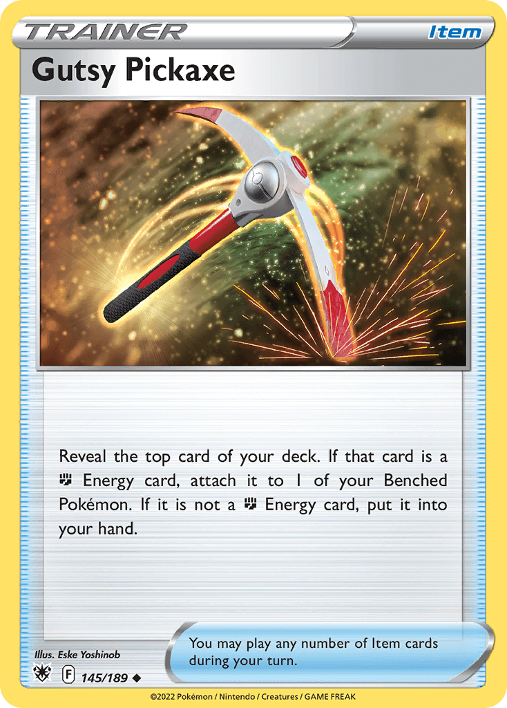 Gutsy Pickaxe, kortbilde fra pokemontcg.io